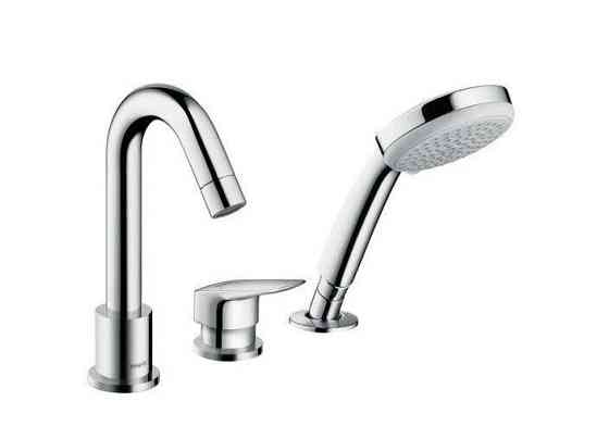 Смеситель для ванны и душа Hansgrohe, Logis, тип открывания воды - однорычажный 71313000 Москва