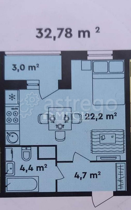 3-комн. квартира, 81.4 м2, 2/5 эт. Москва - изображение 1