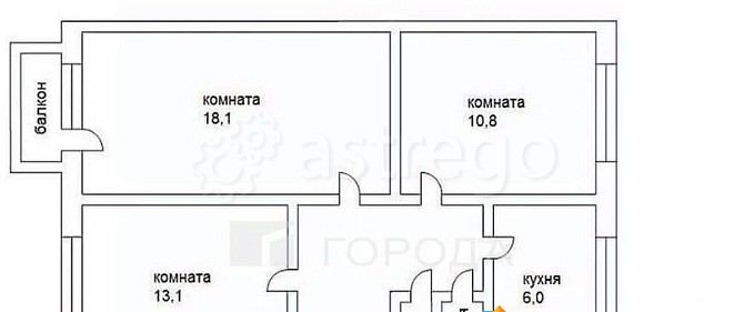 3-комн. квартира, 55.6 м2, 2/5 эт. Новоалтайск - изображение 2