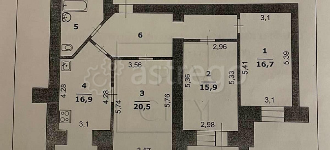 3-комн. квартира, 93 м2, 2/7 эт. Белгород - изображение 5
