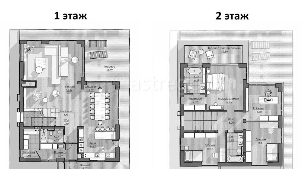 Коттедж, 330 м2, 2 эт. Москва - изображение 1