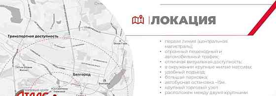 Торговое помещение, 1070 м2 Белгород