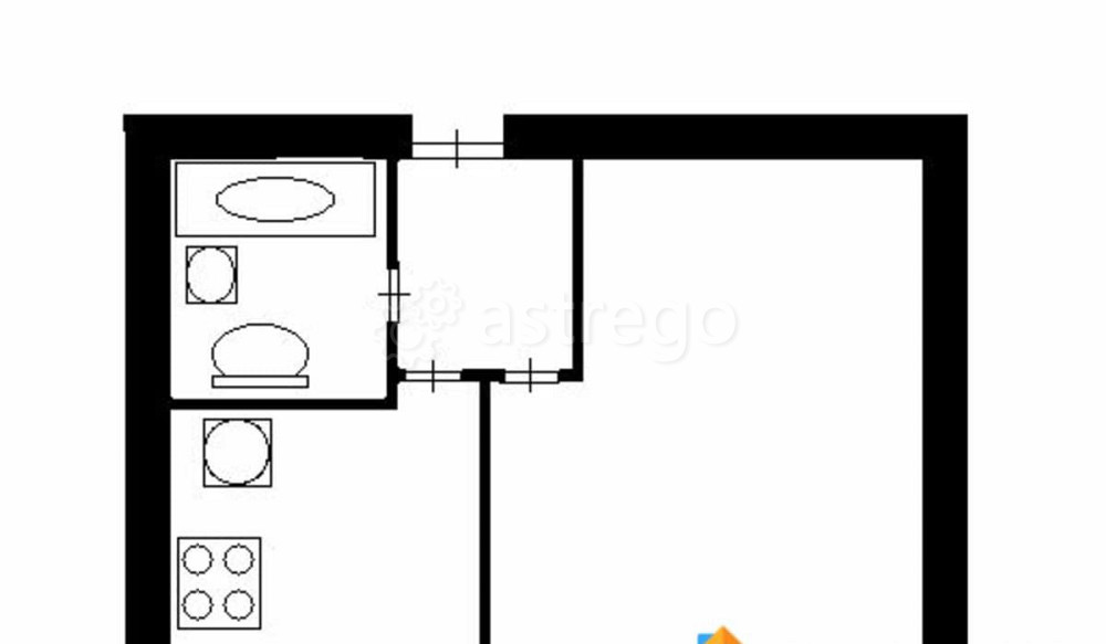 1-комн. квартира, 38 м2, 10/16 эт. Москва - изображение 6