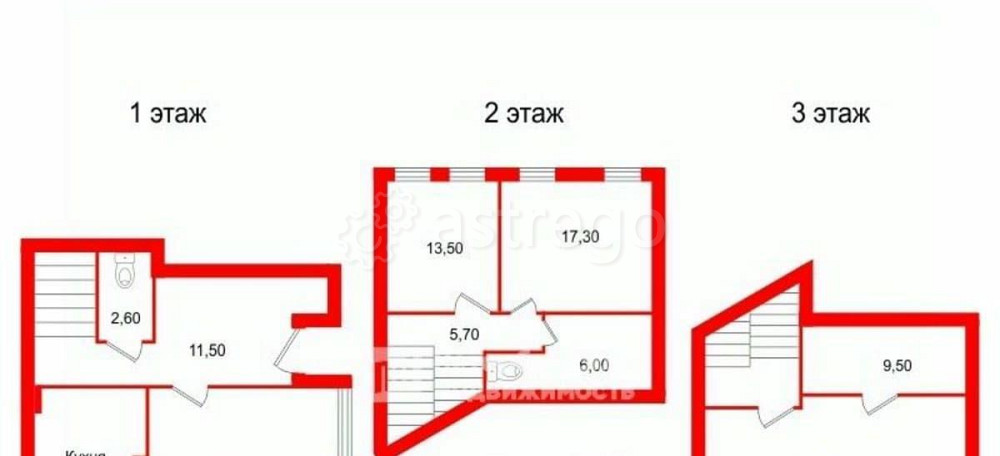 4-комн. квартира, 134.7 м2, 2/5 эт. Санкт-Петербург - изображение 1