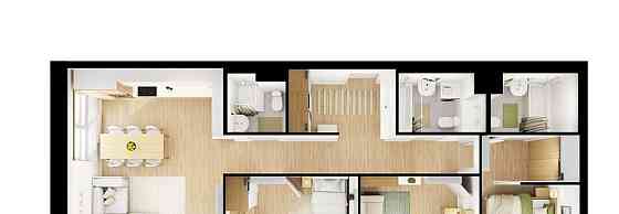3-комн. квартира, 81.1 м2, 6/12 эт. Санкт-Петербург