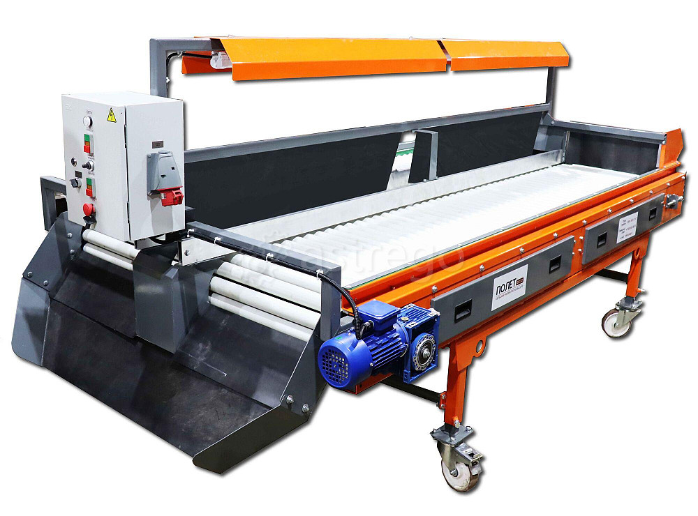 Стол роликовый инспекционный переборочный для овощей: картофеля, лука, моркови, свеклы, корнеплодов  Москва - изображение 1