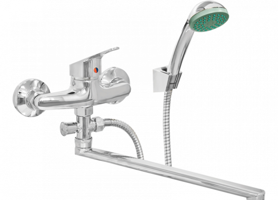 Смеситель ZERICH для ванной 40 мм 8003PF с кнопочным дивертором SBZK8003PF rklm-00093 Москва