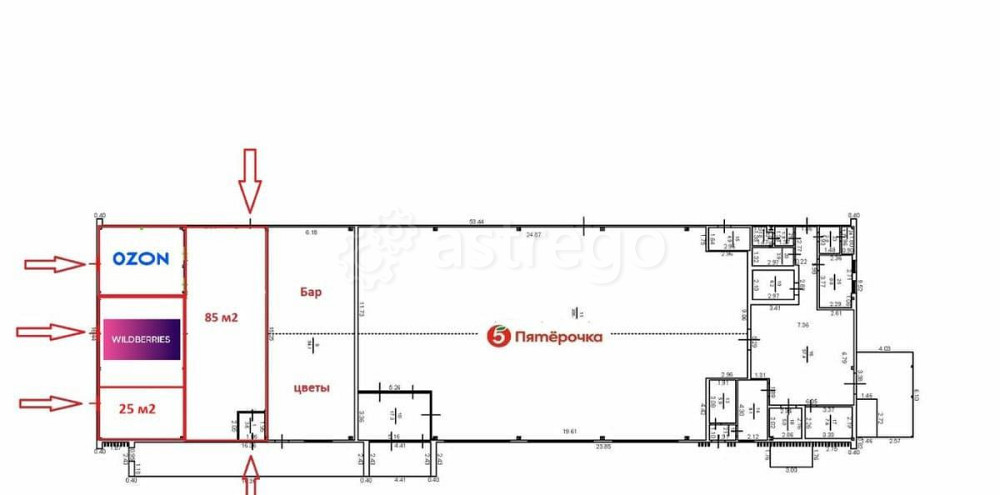 Торговое помещение, 25 м2 Домодедово - изображение 6