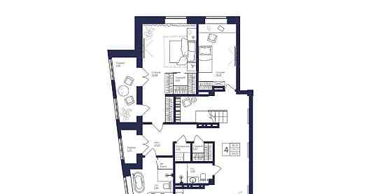 4-комн. квартира, 182.64 м2, 8/9 эт. Уфа