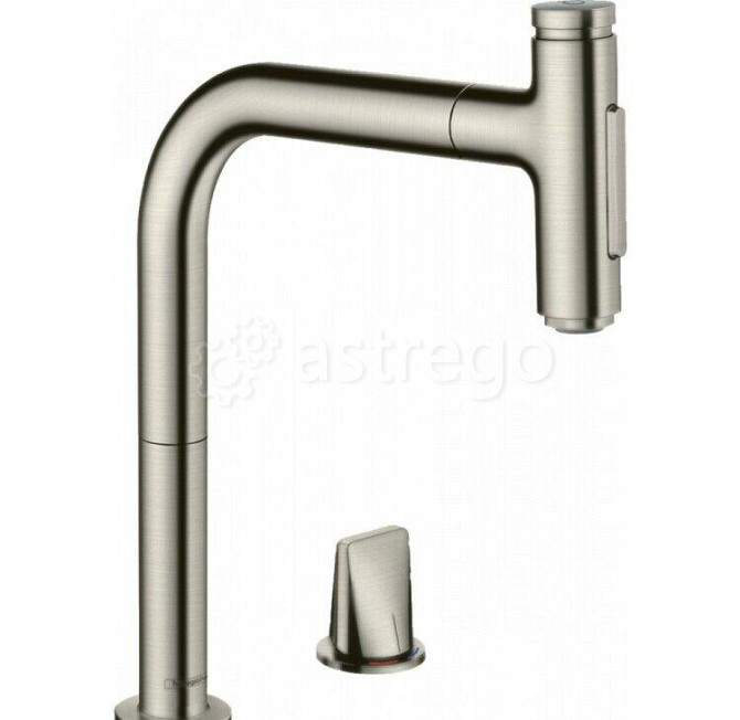 Смеситель для кухни Hansgrohe, Metris Select M71, тип открывания воды - однорычажный 73819800 Москва - изображение 1