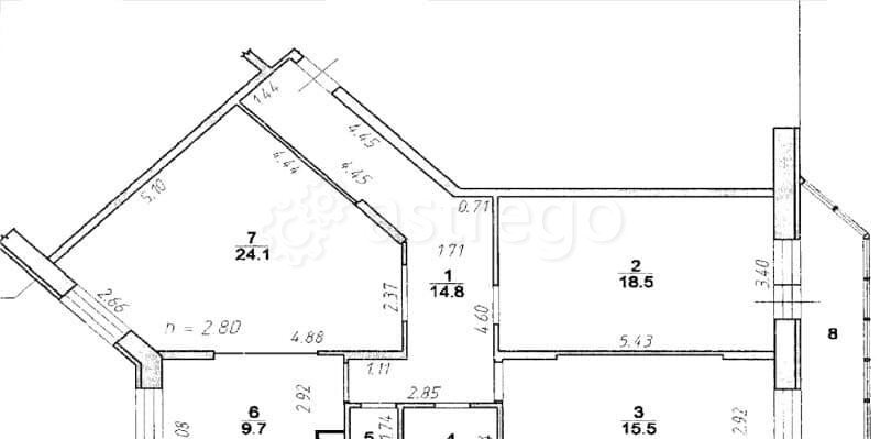 3-комн. квартира, 87.4 м2, 9/17 эт. Ступино - изображение 10