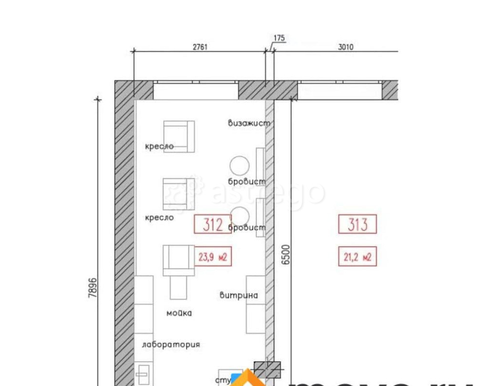 Офис, 14 м2 Санкт-Петербург - изображение 3
