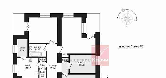 Комната, 29.9 м2, 6/6 эт. Санкт-Петербург