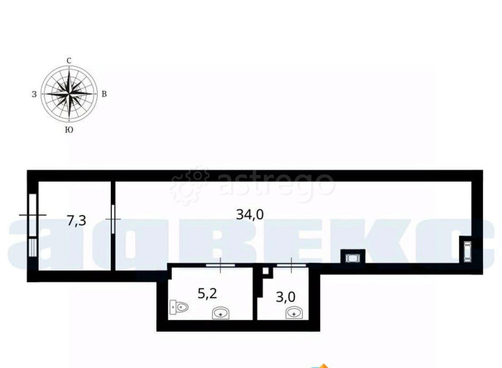 Офис, 49.5 м2 Санкт-Петербург - изображение 4