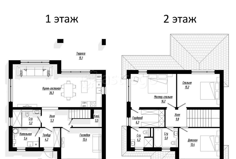 Коттедж, 160 м2, 2 эт. Москва - изображение 7