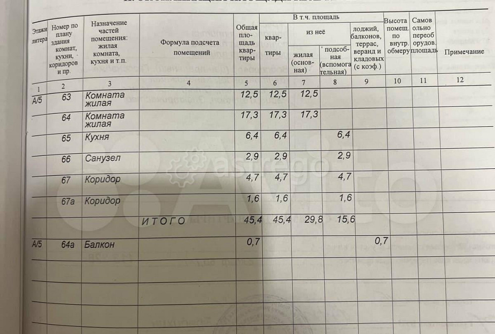 2-комн. квартира, 45 м2, 5/5 эт. Белгород - изображение 4