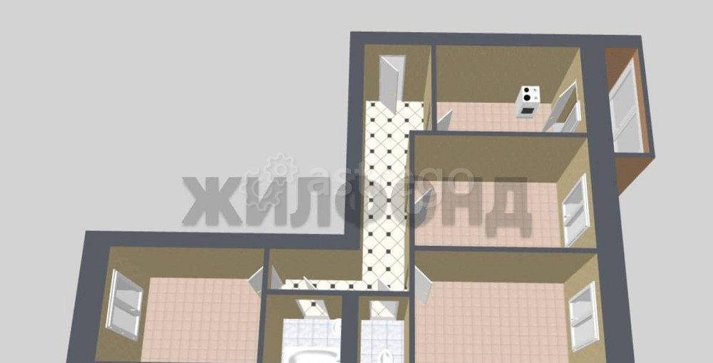 3-комн. квартира, 85 м2, 2/16 эт. Красноярск - изображение 7