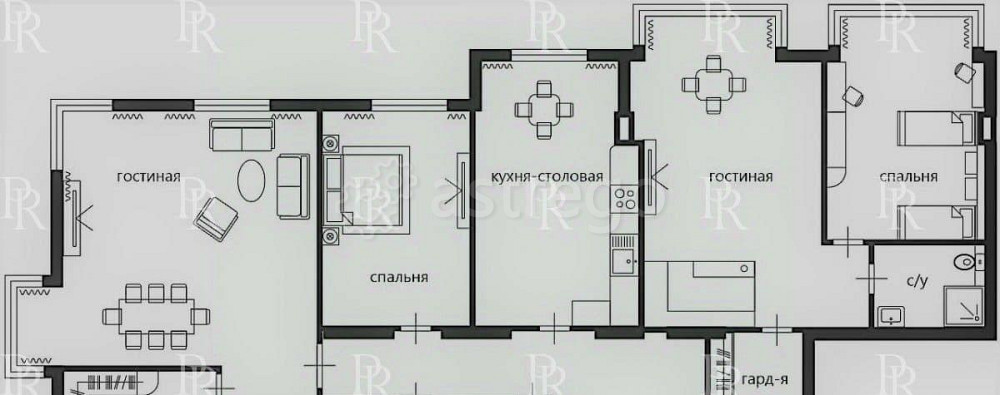 4-комн. квартира, 220 м2, 12/35 эт. Москва - изображение 6