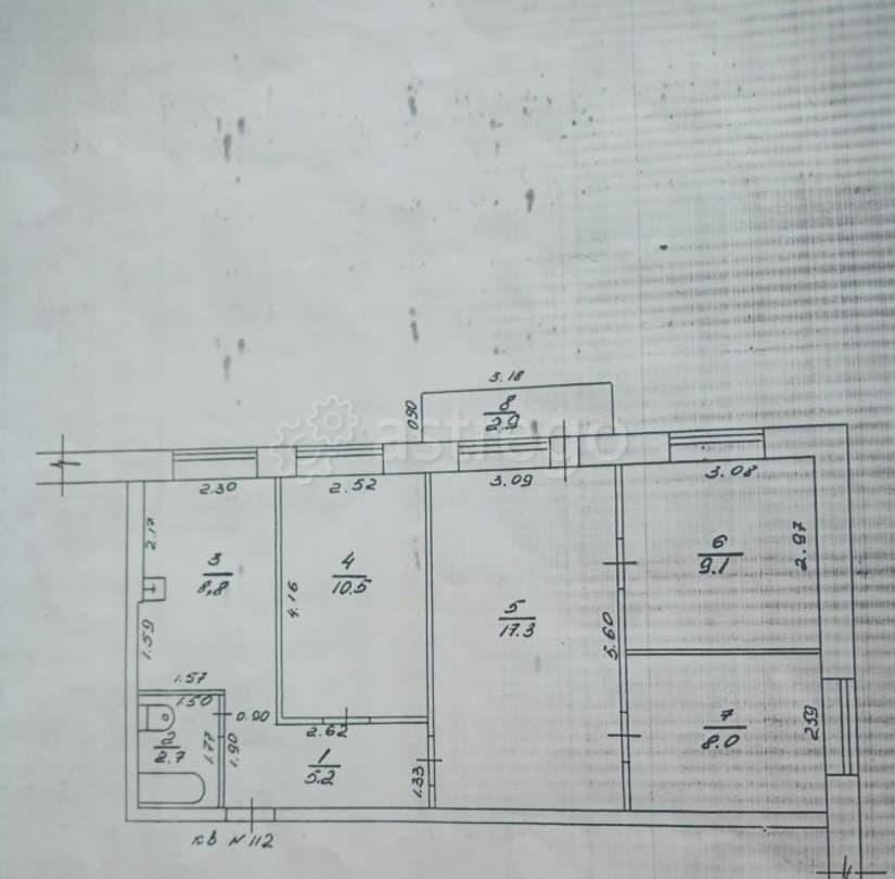 4-комн. квартира, 62.5 м2, 3/5 эт. Белокуриха - изображение 1