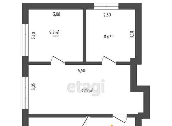 3-комн. квартира, 48.7 м2, 1/5 эт. Белокуриха