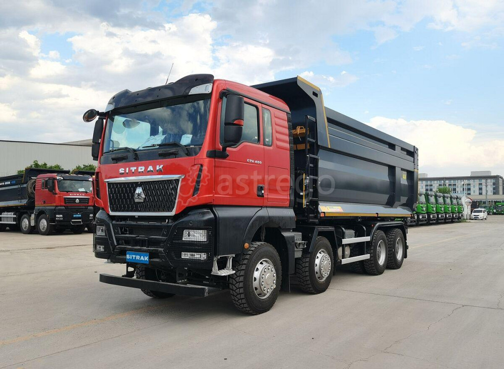 Самосвал Sitrak C7H MAX 8x4 ZZ3316V306ME 6.5x2.3x1.5+0.5 23-30 м3 прямой R 22.5 Краснодар - изображение 1