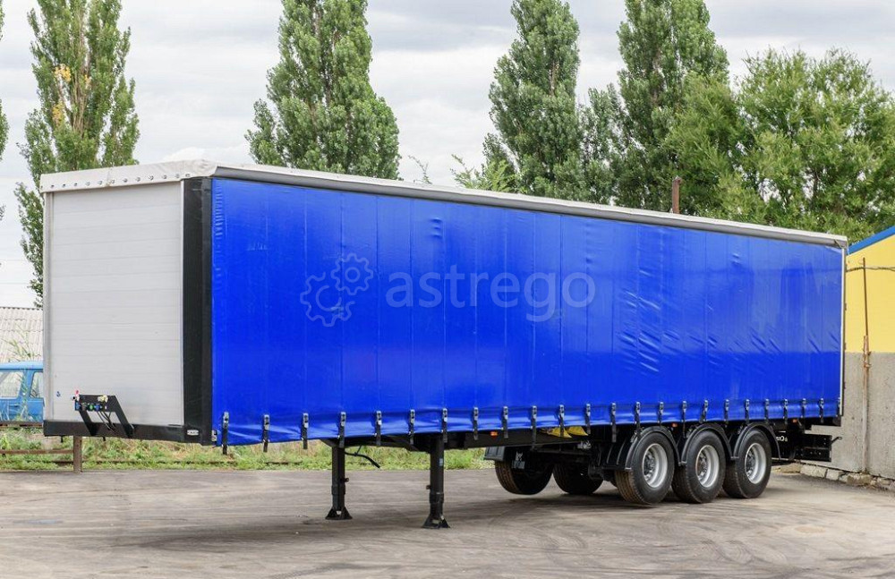Шторный полуприцеп СтавПрицеп 9230/021, 3 оси. г/п 32т. (83м3) Самара - изображение 1