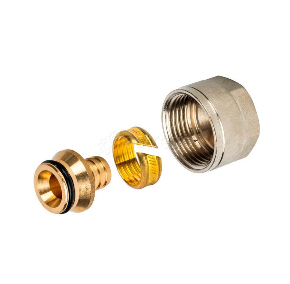 Фитинг компрессионный STOUT для труб РЕ-Х 16х 2,2х 3/4" Иркутск - изображение 1