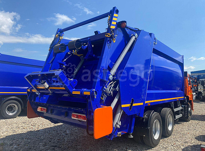 МКЗ-50-20 на шасси КАМАЗ 65115-3081-48, мусоровоз, 20 м3, задн. загрузка, портал Краснодар - изображение 1