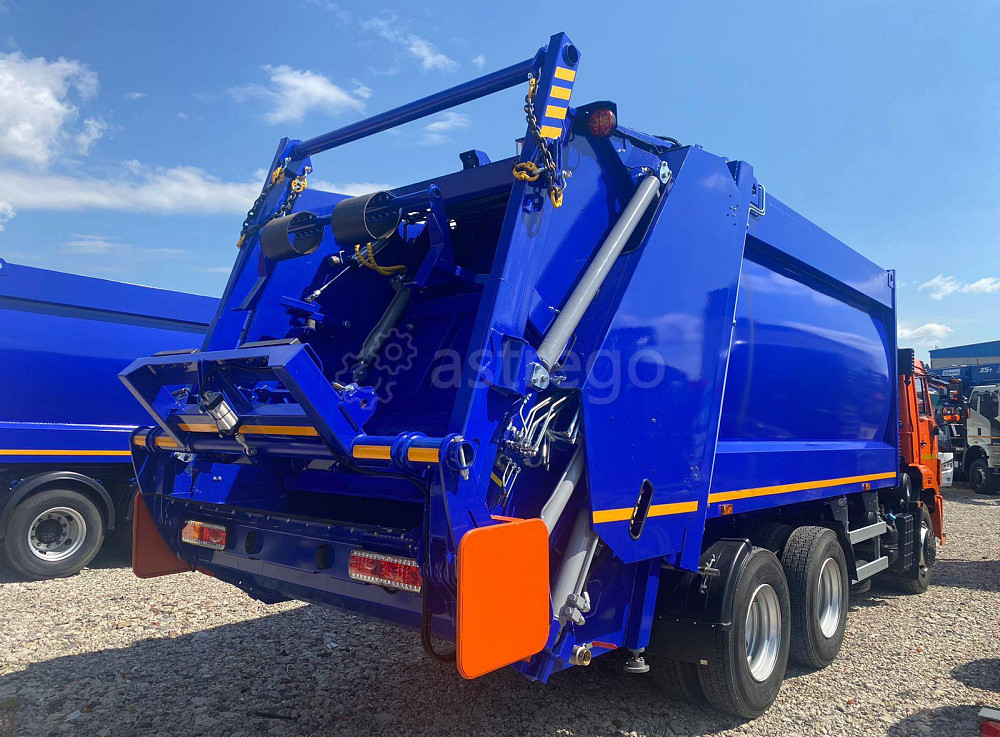 МКЗ-50-20 на шасси КАМАЗ 65115-3081-48, мусоровоз, 20 м3, задн. загрузка, портал Краснодар - изображение 1