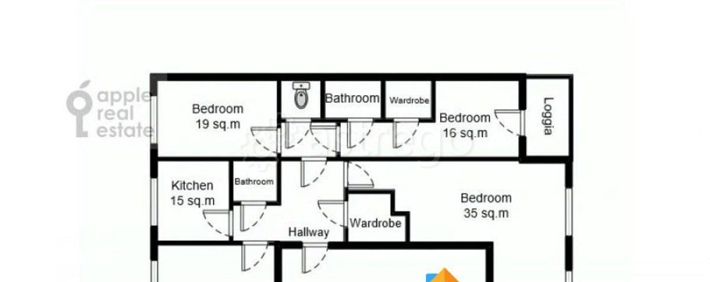 4-комн. квартира, 168 м2, 10/11 эт. Москва - изображение 2