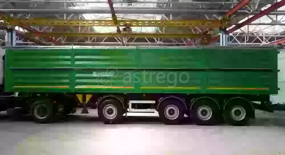 Зерновоз СЗА 925312 п/п Бортовой 4-оси BPW пневмо, V-60 м3 ССУ 1150-1200 СЗАП Краснодар - изображение 1