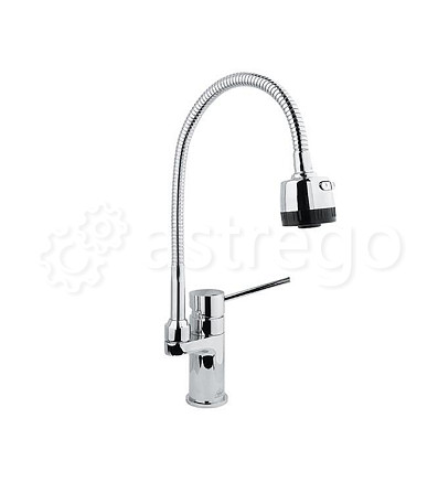 Смеситель для кухни с гибким изливом Timo Saona 2308F chrome 2308F-chrome Москва - изображение 1