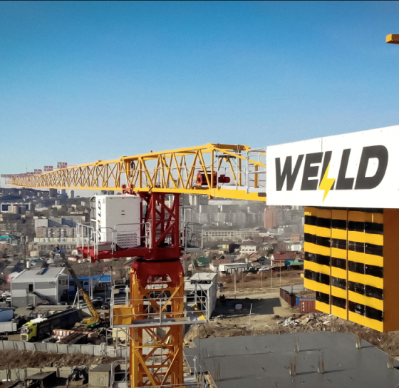 Башенный кран с маховой стрелой WELLD WLC 5025 – 10 т Владивосток