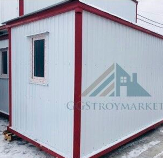 Бытовка металлическая с зимним утеплением 6х2.4 м GGStroyMarket, Россия Москва
