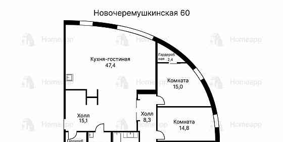4-комн. квартира, 143.1 м2, 18/22 эт. Москва