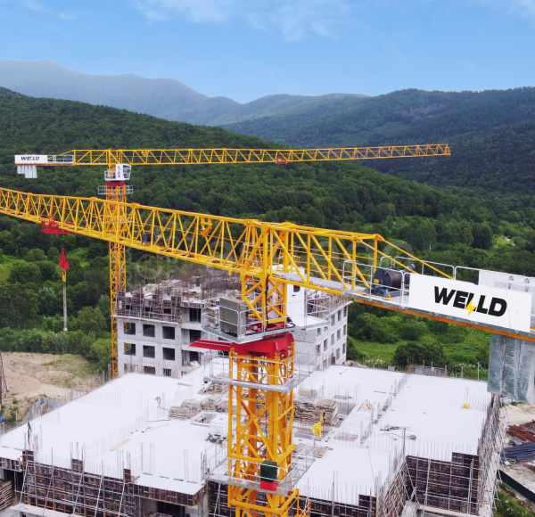 Башенный кран WЕLLD QТZ 125 (6516) – 10 т, 60 м Владивосток - изображение 1