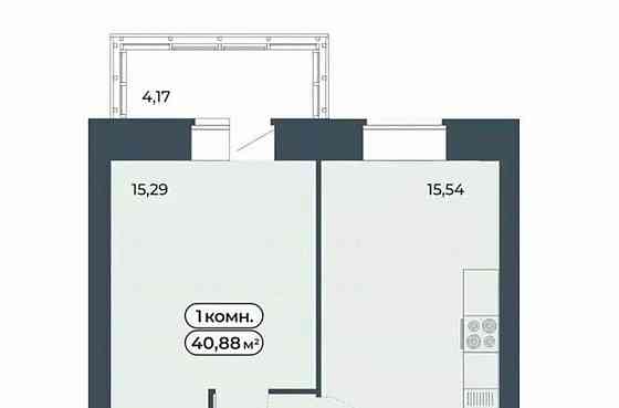 1-комн. квартира, 40.88 м2, 7/9 эт. Красноярск