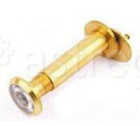 Глазок дверной, пластиковая оптика DV1, 16/35х60 GP Золото Санкт-Петербург - изображение 1