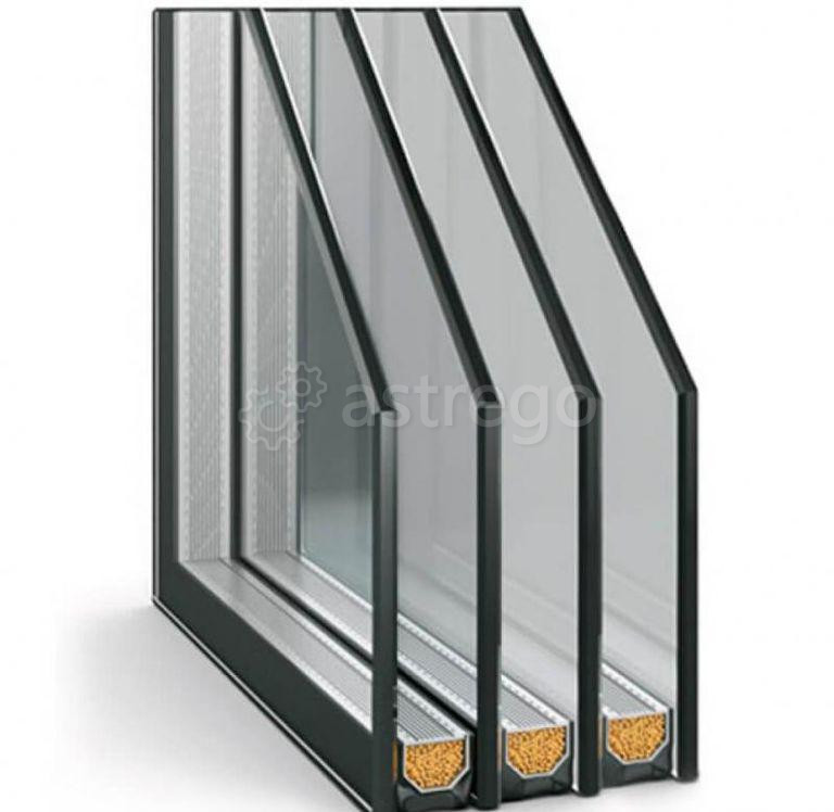 Двухкамерный стеклопакет, толщина 24 мм, расстояние 16 мм Краснодар - изображение 1