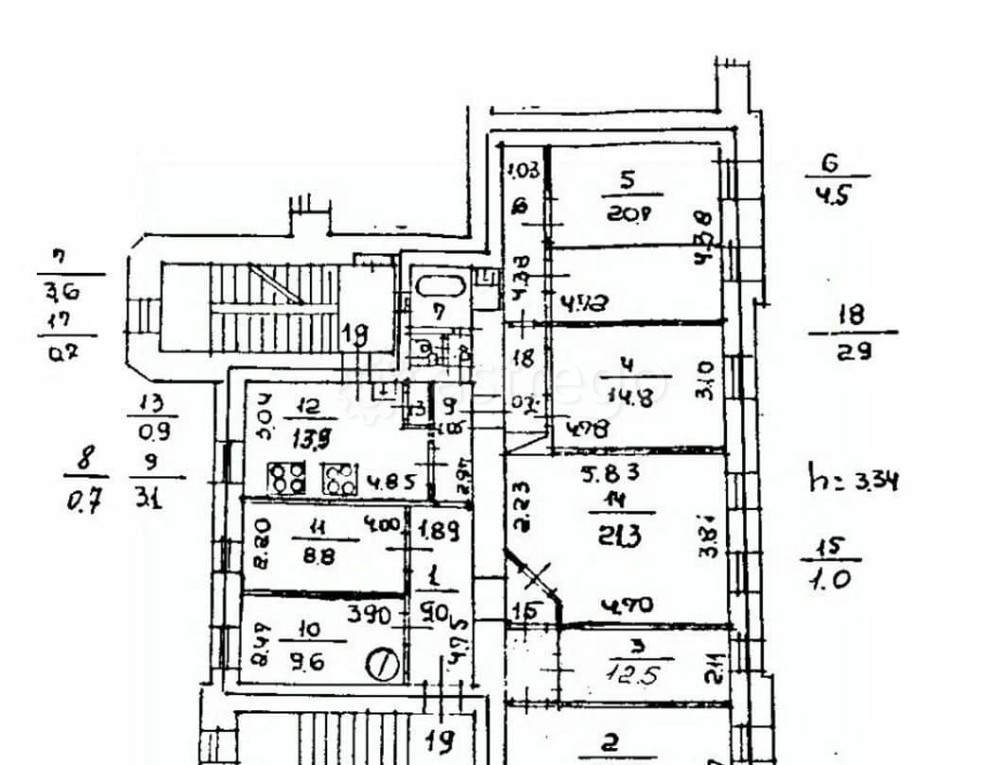Комната, 21.3 м2, 4/4 эт. Санкт-Петербург - изображение 5