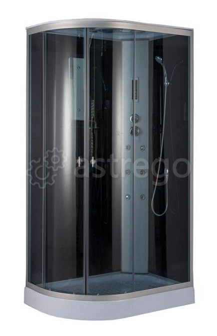Душевая кабина NG-3513-14R 1200х800х2150 низкий поддон 13см стекло ТОНИРОВАННОЕ 3 места Niagara Москва - изображение 1