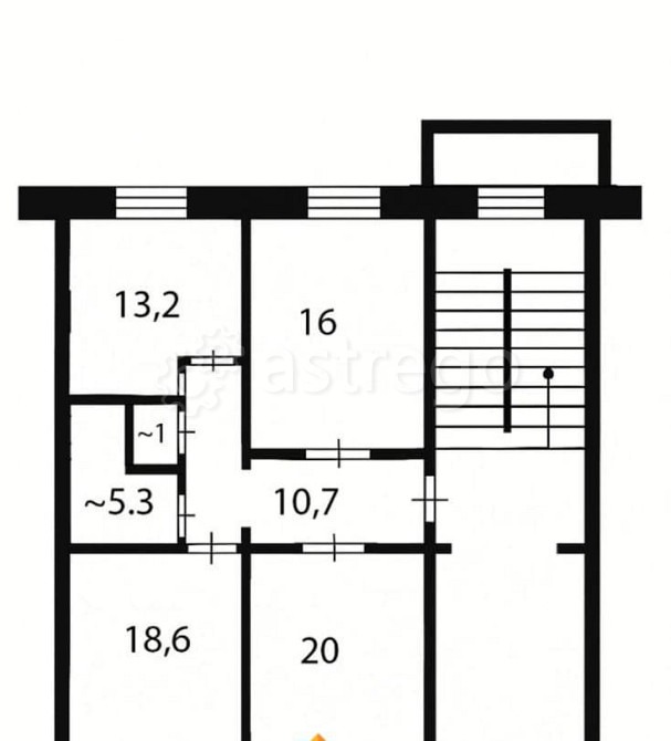 4-комн. квартира, 84.8 м2, 1/5 эт. Балашиха - изображение 3