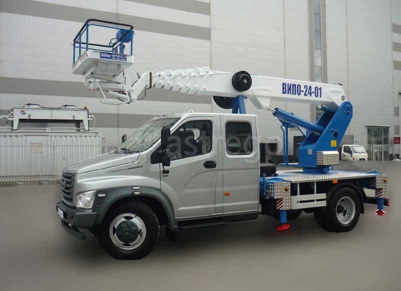 Автовышка ВИПО 24-01 на давальческом шасси ГАЗ Next Самара - изображение 1