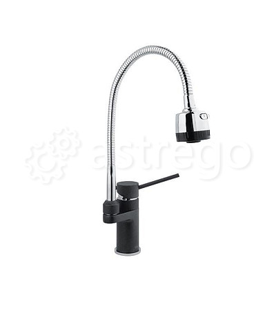 Смеситель для кухни с гибким изливом Timo Saona 2308F anthracite 2308F-anthracite Москва - изображение 1