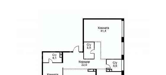 4-комн. квартира, 136.6 м2, 3/21 эт. Москва