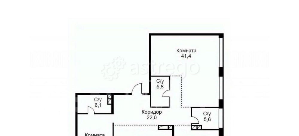 4-комн. квартира, 136.6 м2, 3/21 эт. Москва - изображение 6