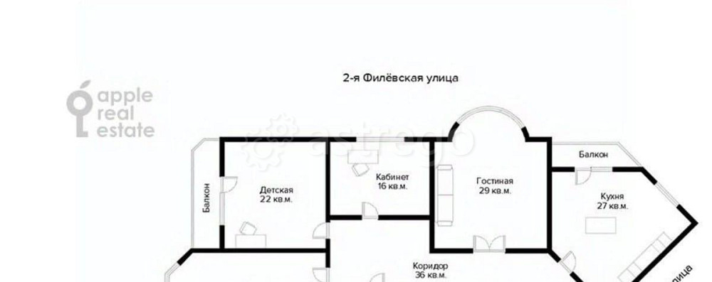 4-комн. квартира, 180 м2, 12/17 эт. Москва - изображение 4