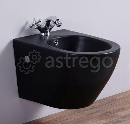 Биде подвесное Esbano Lirio (Matt Black) Красноярск - изображение 1