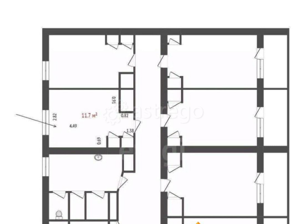Комната, 10.5 м2, 5/15 эт. Санкт-Петербург - изображение 5
