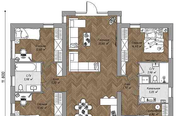 Дом, 121 м2, 6 соток, 1 эт. Истра